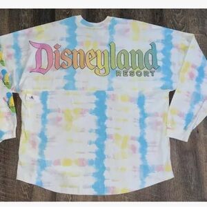 Disney Disneyland Resort Spirit Jersey Rainbow Tie Dye Ice Cream